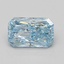 1.07 Ct. Fancy Vivid Blue Radiant Lab Grown Diamond