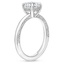 Platinum Liliana Diamond Ring, smallside view
