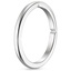 18K White Gold Heritage Wedding Ring, smallside view