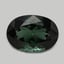 14.1x10.2mm  Green  Oval   Tourmaline