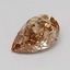 0.28 Ct. Light  Brown Pear Lab Grown Diamond