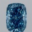 2.58 Ct. Fancy Vivid Blue Cushion Lab Grown Diamond