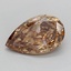 1.75 Ct. Fancy  Brown Pear Lab Grown Diamond