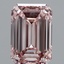 3.68 Ct. Fancy Pink Emerald Lab Grown Diamond