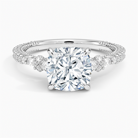 18K White Gold Primrose Diamond Ring