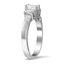 The Talyah Ring, smalltop view on a hand