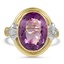 Retro Amethyst Cocktail Ring