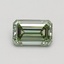 0.81 Ct. Fancy Intense Green Emerald Lab Grown Diamond