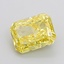 2.70 Ct. Fancy Intense None Yellow Radiant Lab Grown Diamond