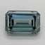 14.82 Ct. Fancy Vivid Bluish Green Emerald Lab Grown Diamond