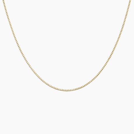 Riley Box Chain Necklace (1.2mm)