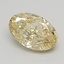 3.76 Ct. Fancy  Yellow Oval Lab Grown Diamond