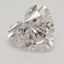 0.66 Ct. Faint Pink Heart Diamond