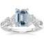 18K White Gold Summer Blossom Diamond Ring (1/4 ct. tw.), smalltop view