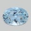 14.0x10.0mm  Blue  Oval   Aquamarine