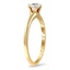 The Cathleen Ring, smalltop view on a hand