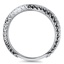 Antique-Inspired Contoured Wedding Bands, smallside view