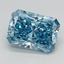 1.66 Ct. Fancy Vivid Blue Radiant Lab Grown Diamond