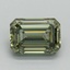 2.22 Ct. Fancy Vivid Green Emerald Lab Grown Diamond