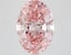 4.30 Ct. Fancy Vivid  Pink Oval Lab Grown Diamond