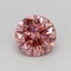 0.49 Ct. Fancy Vivid Pink Round Lab Grown Diamond