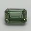 1.54 Ct. Fancy Vivid Green Emerald Lab Grown Diamond