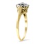 The Carmine Ring, smalltop view on a hand
