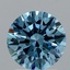 2.07 Ct. Fancy Vivid Blue Round Lab Grown Diamond