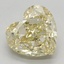 3.15 Ct. Fancy Intense Yellow Heart Lab Grown Diamond