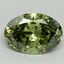 2.00 Ct. Fancy Vivid Green Oval Lab Grown Diamond