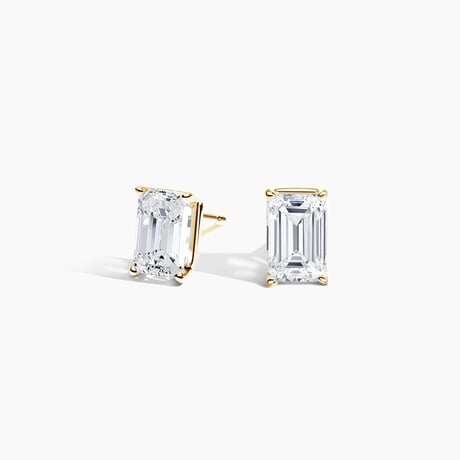 Emerald Cut Lab Grown Diamond Stud Earrings (1 ct. tw.)