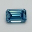 1.05 Ct. Fancy Vivid Blue Emerald Lab Grown Diamond