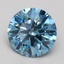 1.93 Ct. Fancy Vivid Blue Round Lab Grown Diamond