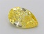2.12 Ct. Fancy Vivid  Yellow Pear Lab Grown Diamond