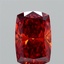 1.05 Ct. Fancy Vivid  Orange Cushion Lab Grown Diamond