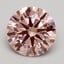 2.00 Ct. Fancy Light Pink Round Lab Grown Diamond