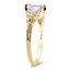 The Altha Ring, smalltop view on a hand