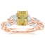 14K Rose Gold Secret Garden Diamond Ring (1/2 ct. tw.), smalltop view