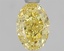 1.10 Ct. Fancy Intense  Yellow Oval Lab Grown Diamond