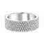 Custom Five Row 3/4 Coverage Diamond Ring