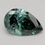 2.00 Ct. Fancy Vivid  Green Pear Lab Grown Diamond