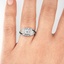 The Hera Ring, smalltop view on a hand
