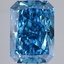 3.00 Ct. Fancy Vivid Blue Radiant Lab Grown Diamond