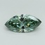 1.00 Ct. Fancy Vivid Green Marquise Lab Grown Diamond