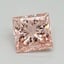 1.51 Ct. Fancy Vivid Pink Princess Lab Grown Diamond