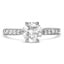 Custom Six-Prong Trellis Diamond Ring