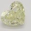 1.26 Ct. Fancy Light Yellow Heart Diamond