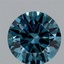 2.02 Ct. Fancy Vivid Blue Round Lab Grown Diamond