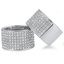 Seven Row Split-Prong Diamond Ring, smallview