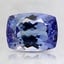 8.2x6.1mm Unheated Parti-Color Cushion Tanzanite